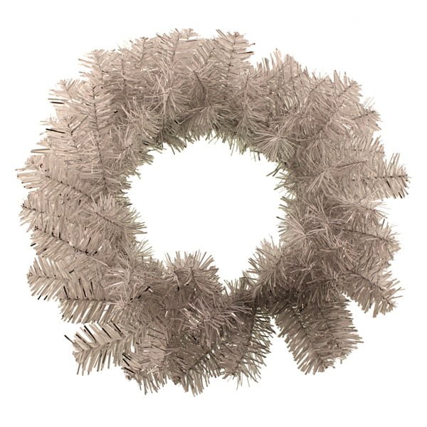 50cm Pine and Tinsel Wreath