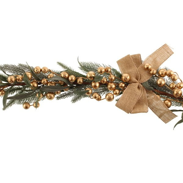 180cm Midas Berry Garland with Pine and Bow