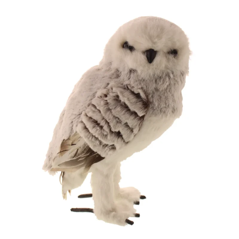 26cm Faux Fur Standing Owl