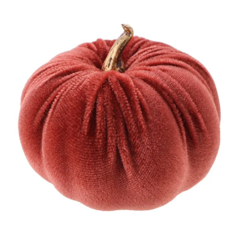 8cm Velvet Pumpkin