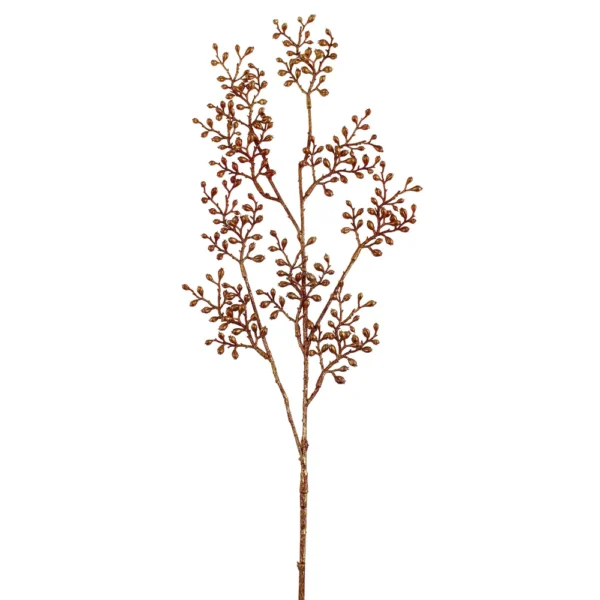 76cm Berry Spray Glittered