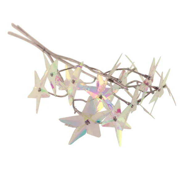 36cm Iridescent Star Bundle x 3