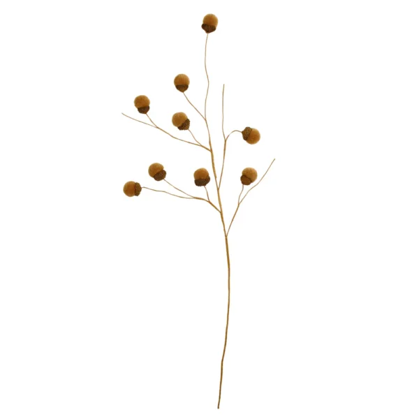 60cm Felt Acorn Spray