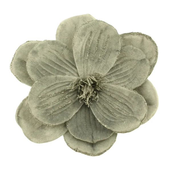 16cm Velvet Magnolia Clip