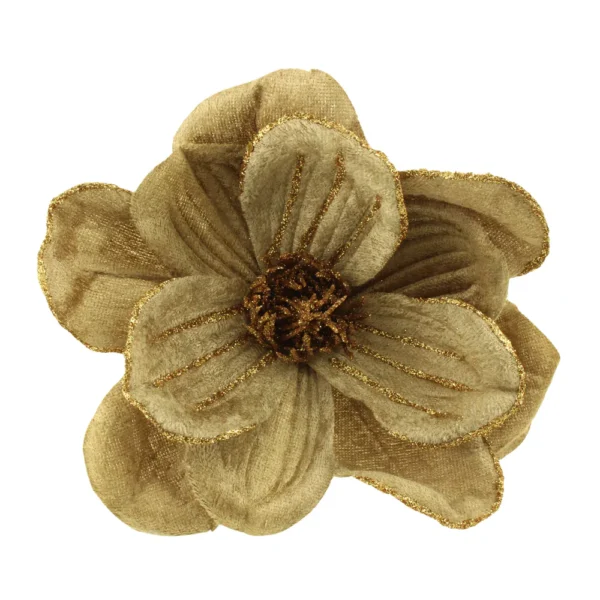 16cm Velvet Magnolia Clip