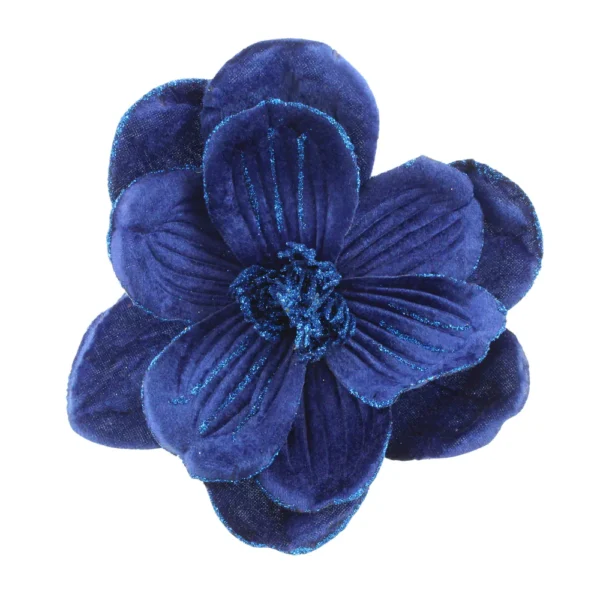 16cm Velvet Magnolia Clip