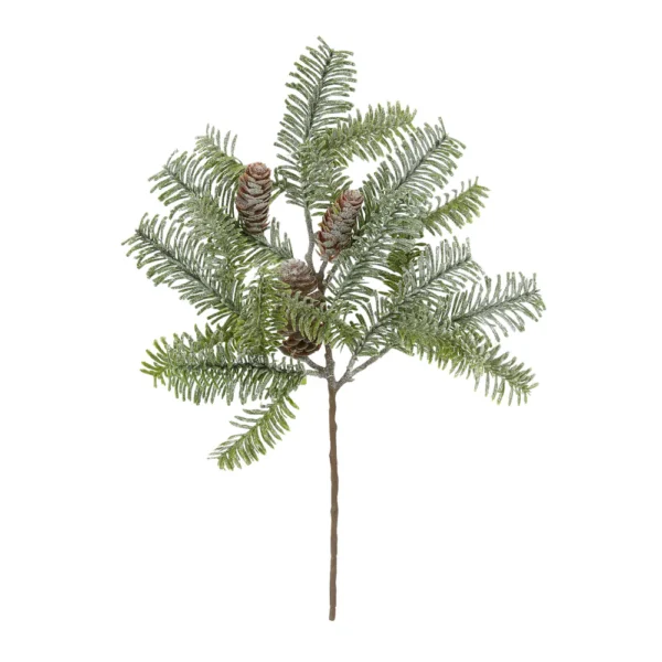 42cm Yew Spray Frosted