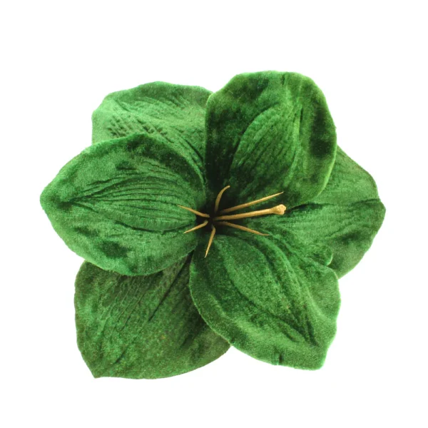 14cm Velvet Amaryllis Clip