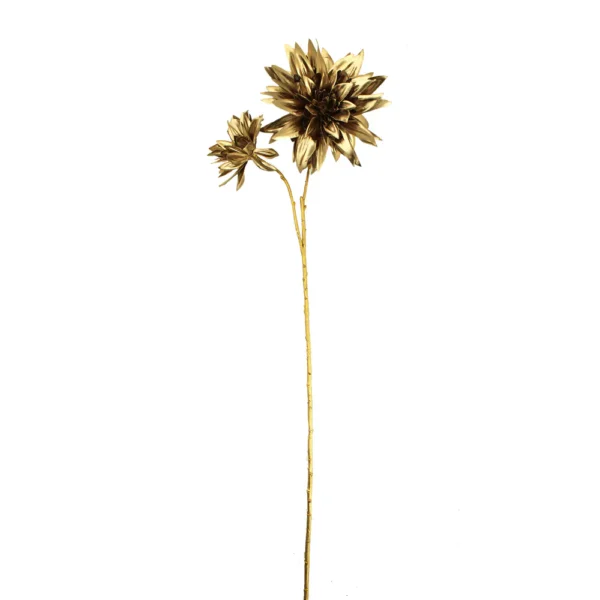 74cm Metallic Dahlia Spray