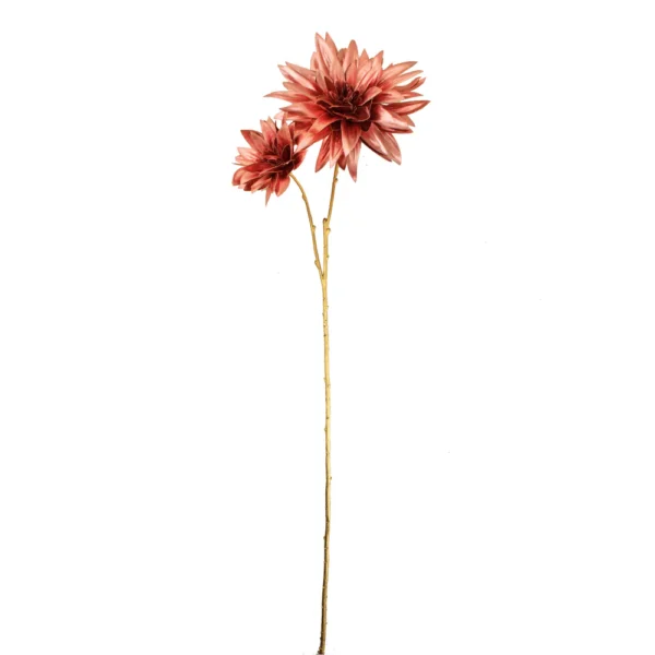 74cm Metallic Dahlia Spray
